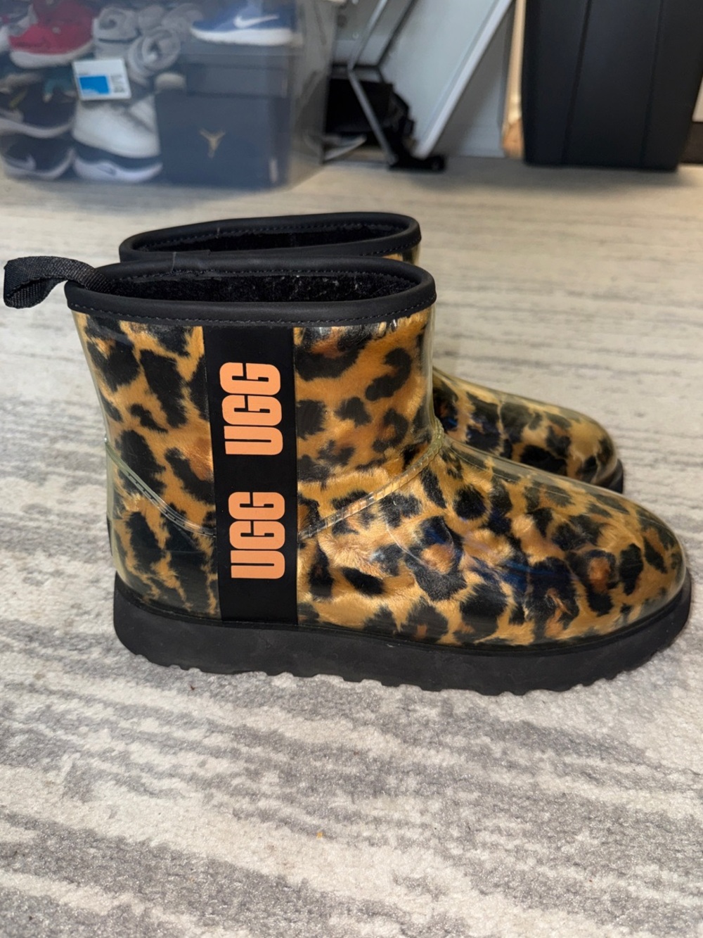 Women’s UGG Classic Clear Mini boot -Leopard
